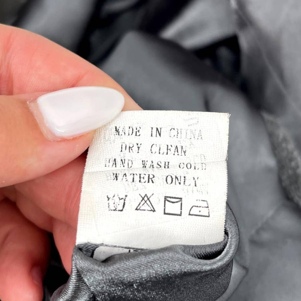 God Save LA Vegan Suede Moto Style Jacket Size Large EUC - Picture 7 of 7